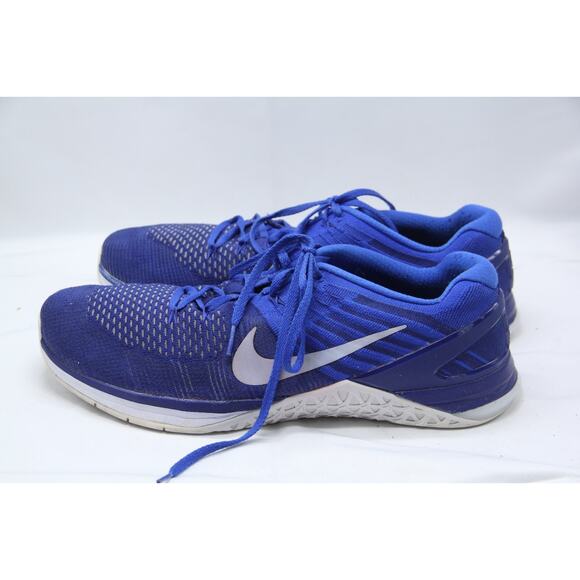Nike Metcon DSX Flyknit Shoes Mens Size 14 Blue Cross Training Lifting Sneaker - Picture 3 of 7